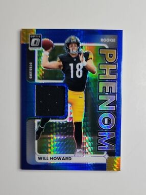 Will Howard ~ 2025 Panini ~ Optic ~ Patch ~ Rookie
